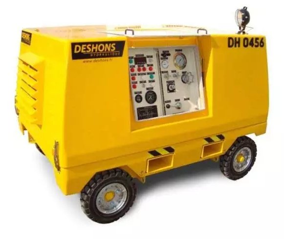 Deshons mobile hydraulic power unit